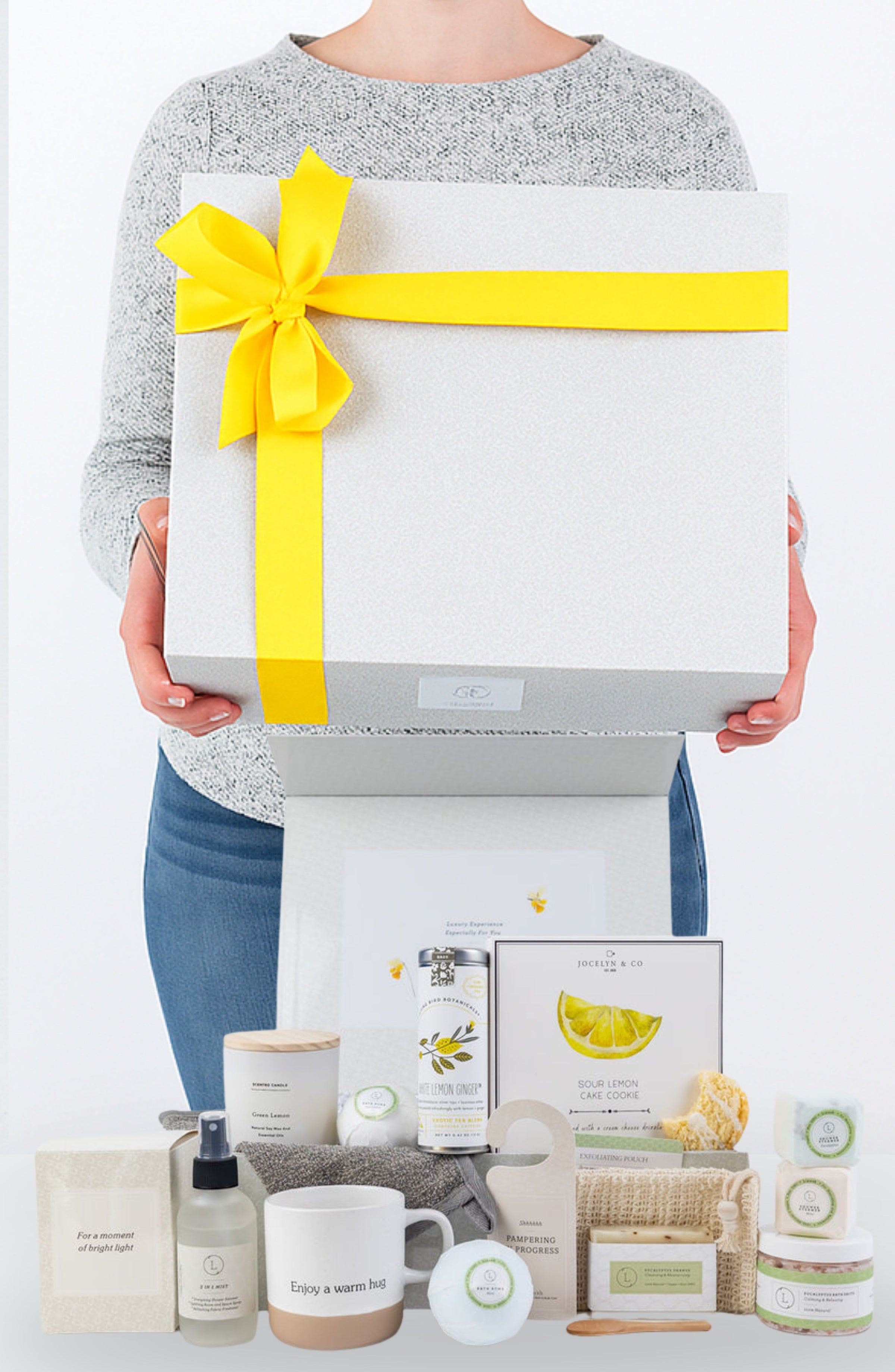 Get Well Gift Basket, All Natural Care Package