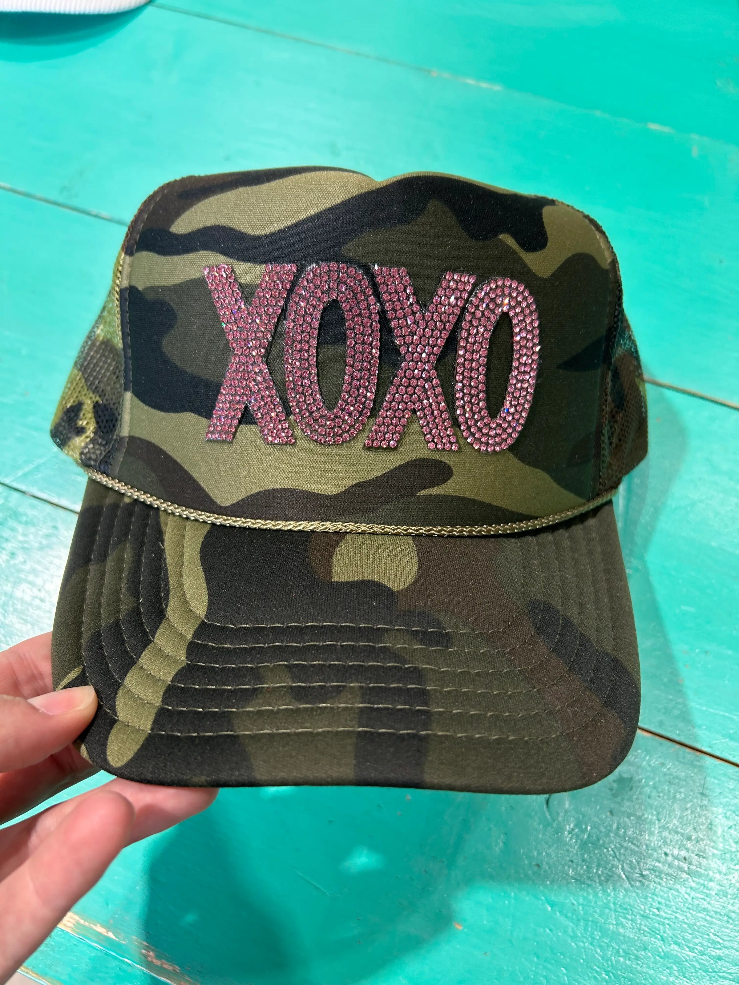 XOXO Rhinestone Trucker - BIG FRENCHIES
