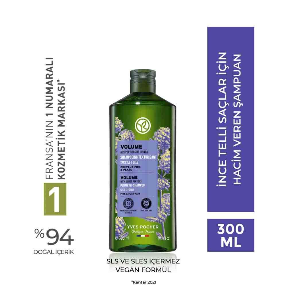 Yves Rocher Volumizing Shampoo for Fine Hair - Organic Agave & Quinoa