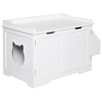 Cat Litter Box Nightstand End Table Enclosure - BIG FRENCHIES