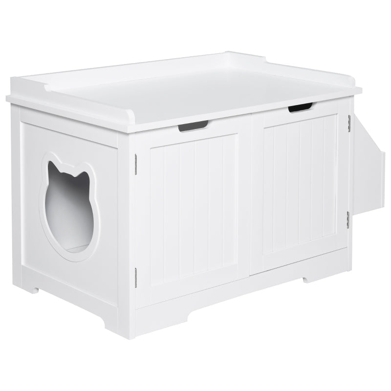 Cat Litter Box Nightstand End Table Enclosure - BIG FRENCHIES