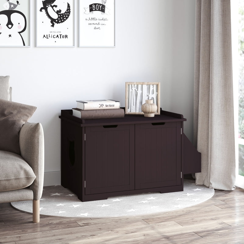 Cat Litter Box Nightstand End Table Enclosure - BIG FRENCHIES