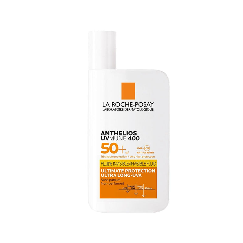 La Roche Posay Anthelios UVmune 400 Fluid Invisible SPF50+ Sunscreen - High SPF Protection for Sensitive Skin, 1.69 fl oz-Sunscreen-BIG FRENCHIES-Beauty Care Bag