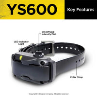 Dogtra YS600 Bark Control Collar for Dogs 35 lbs and Up - Advanced Bark Sensor, 10 Intensity Levels