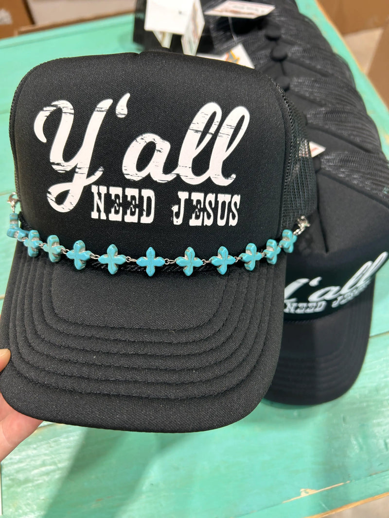 Yall Need Jesus Trucker Hat - BIG FRENCHIES