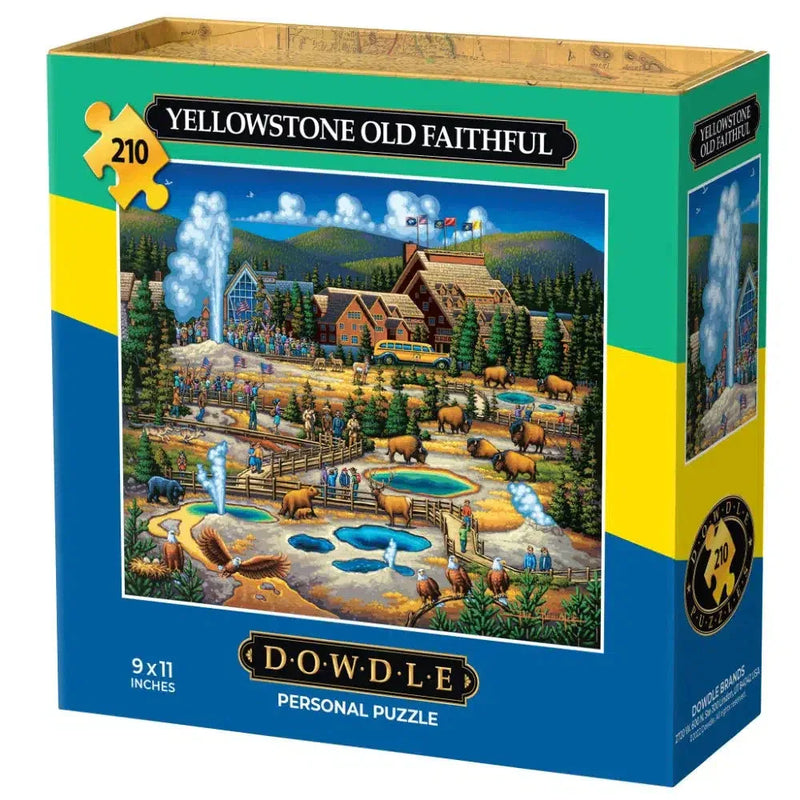Yellowstone Old Faithful 210 Piece Jigsaw Puzzle Dowdle - BIG FRENCHIES