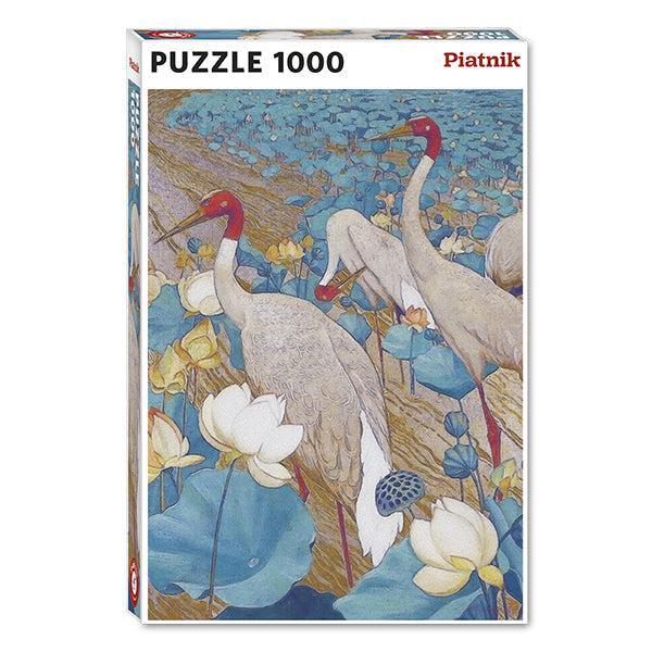Ying Yang Plumage 1000 Piece Jigsaw Puzzle Piatnik - BIG FRENCHIES