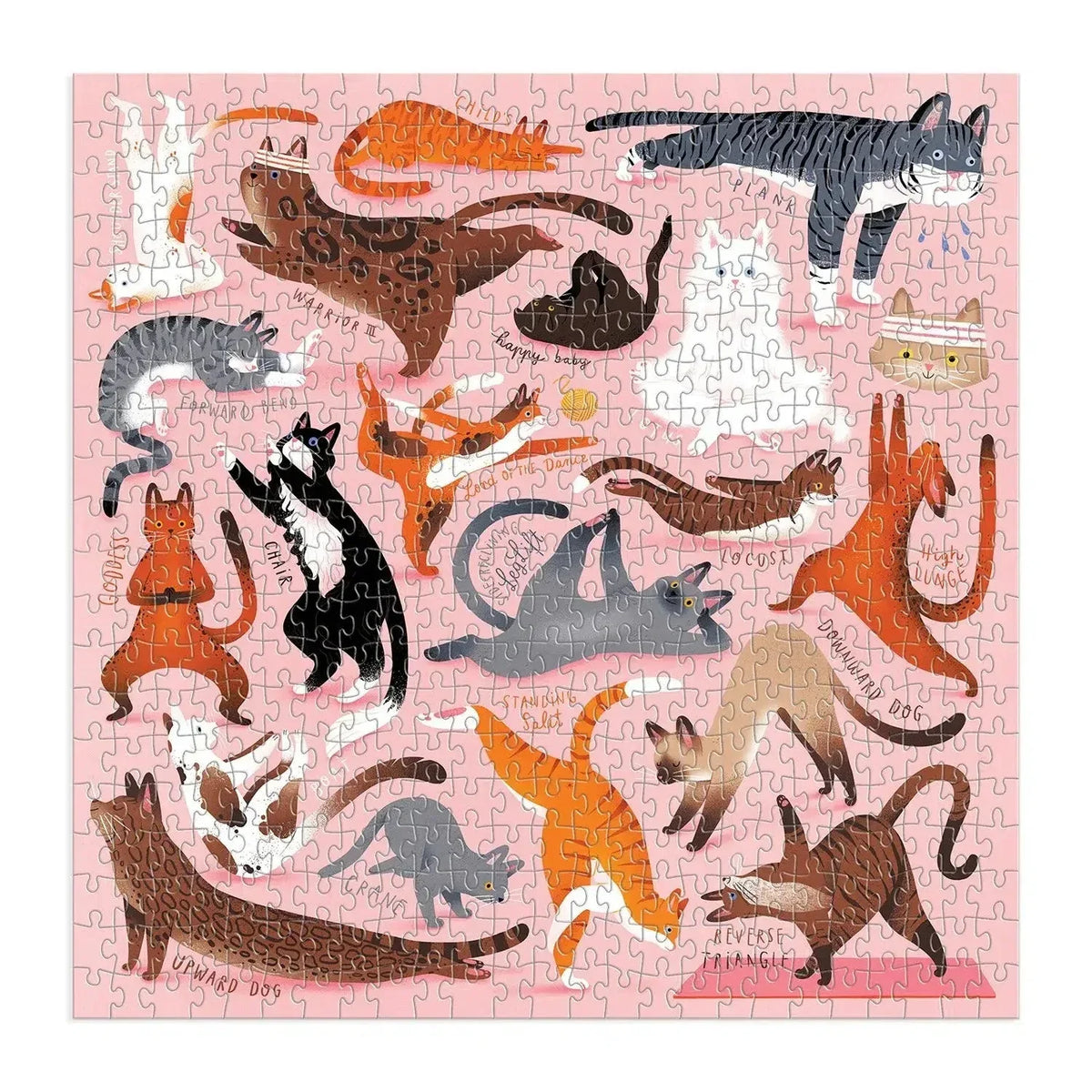Yoga Cats 500 Piece Jigsaw Puzzle Galison - BIG FRENCHIES