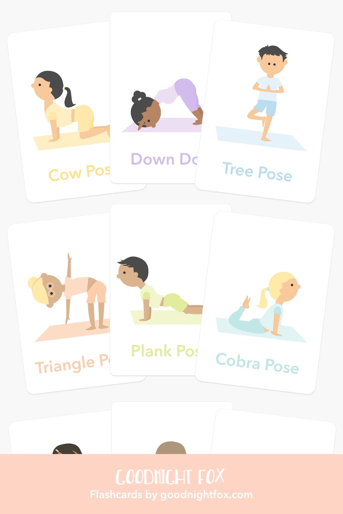 Yoga Flashcards - BIG FRENCHIES