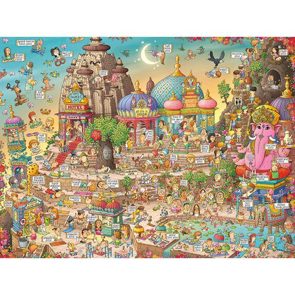 Yogaland 1500 Piece Jigsaw Puzzle Heye - BIG FRENCHIES