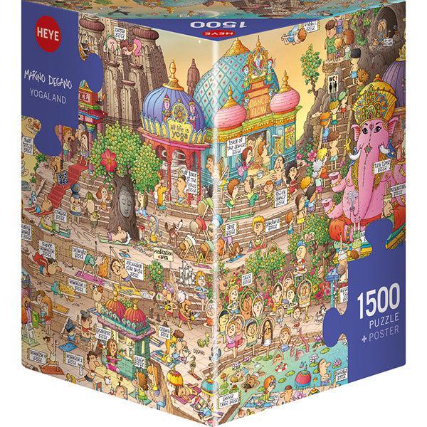 Yogaland 1500 Piece Jigsaw Puzzle Heye - BIG FRENCHIES