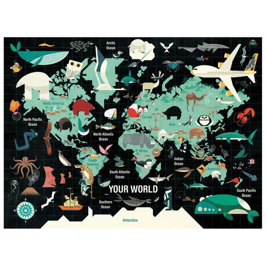 Your World 1000 Piece Jigsaw Puzzle Mudpuppy