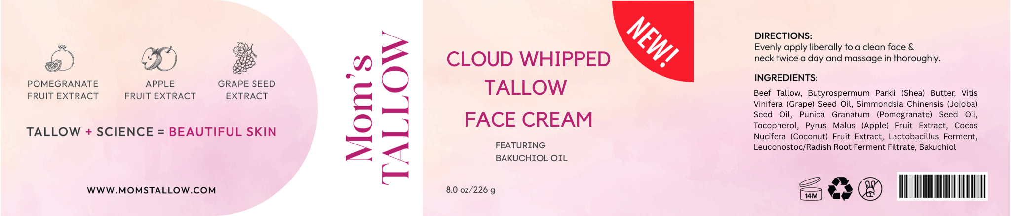 Cloud Whipped Tallow Face Cream (NEW) - BIG FRENCHIES