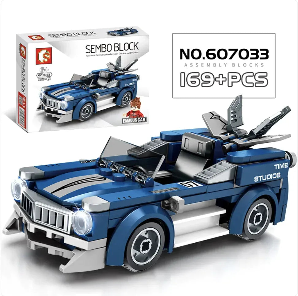 City Racing Building Blocks Set - Educational Car Story Toys for Children - # BOT&G52710007 - BIG FRENCHIES