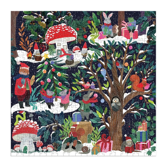 Yuletide Forest 500 Piece Jigsaw Puzzle Galison