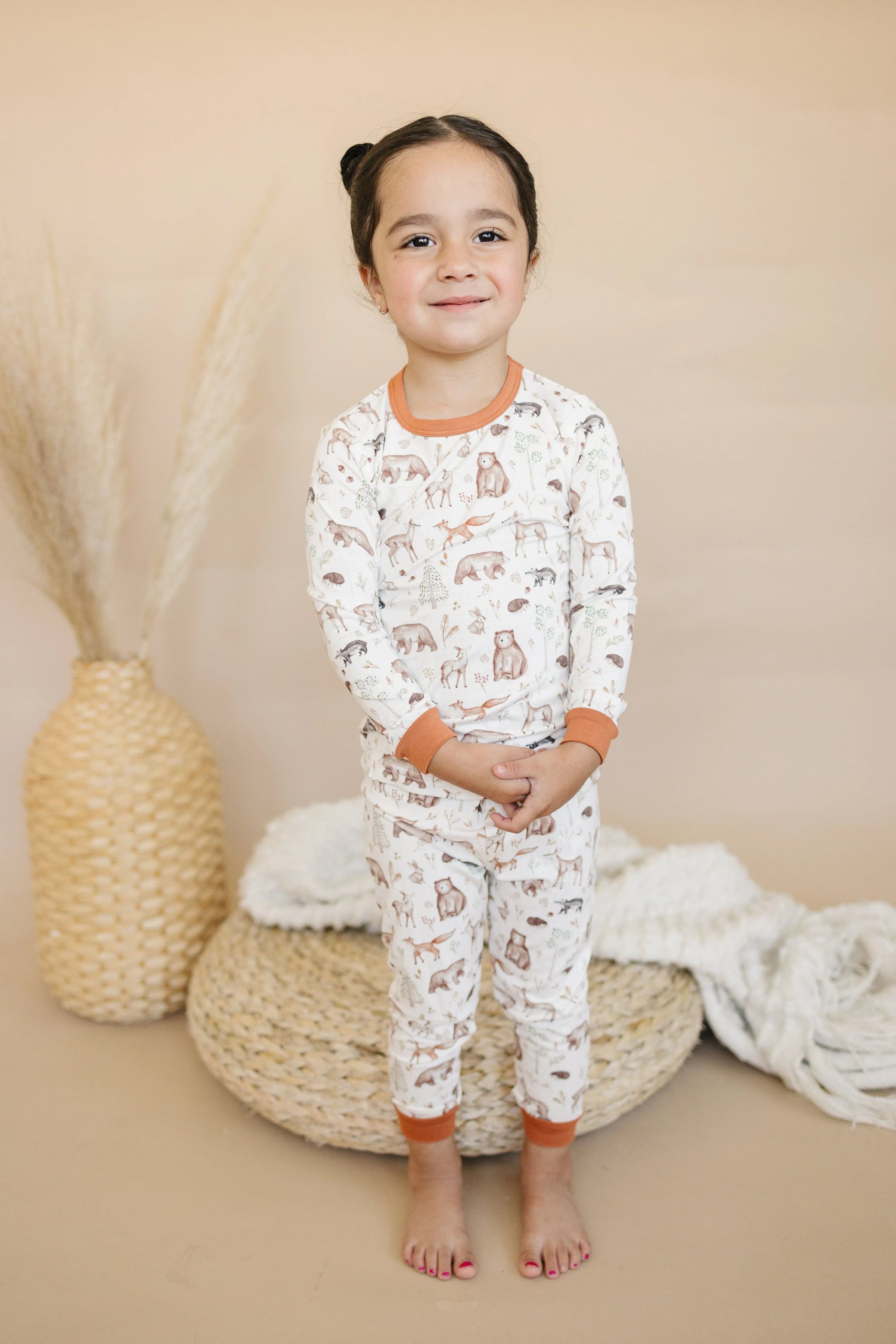 Forest Friends 2pc Bamboo Pajamas - BIG FRENCHIES
