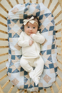 Patchwork Print Muslin Swaddle Blanket - BIG FRENCHIES