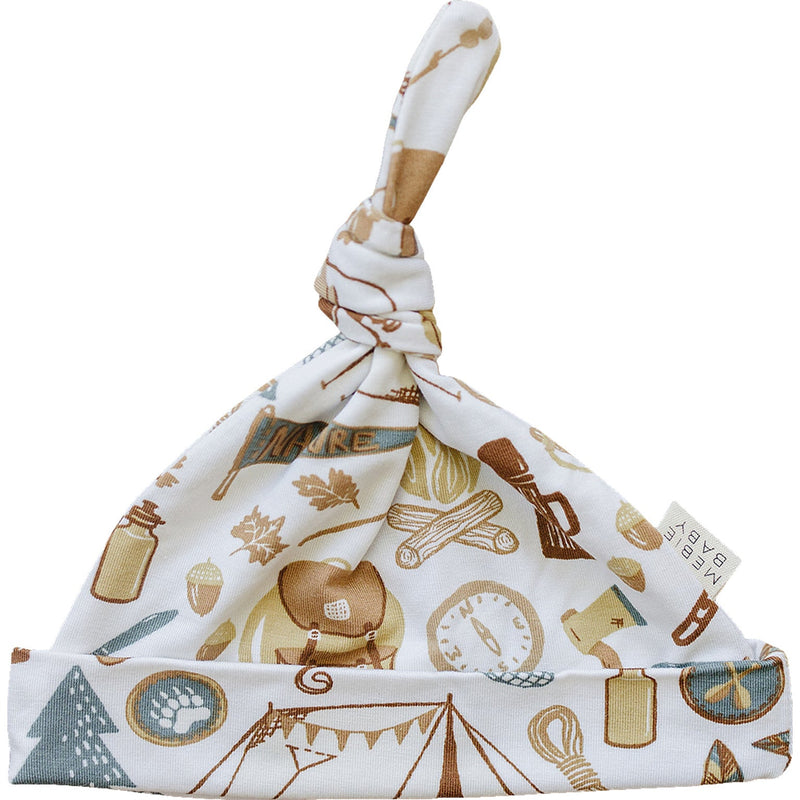 Camping Trip Bamboo Newborn Knot Hat - BIG FRENCHIES