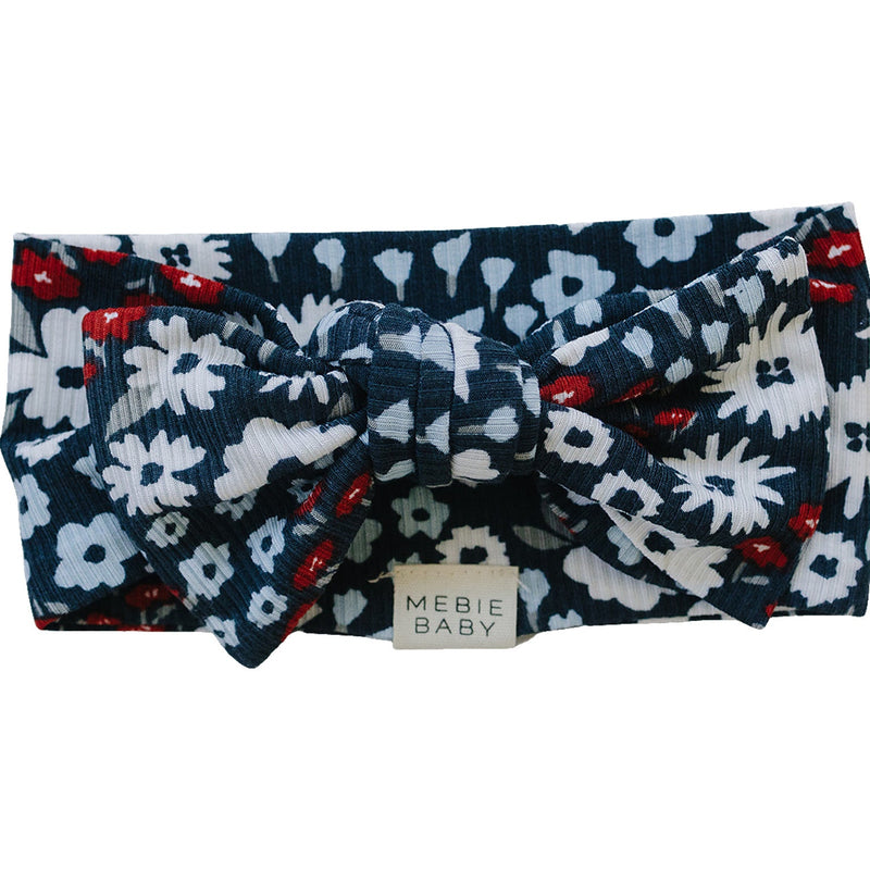 Americana Floral Ribbed Bamboo Head Wrap - BIG FRENCHIES