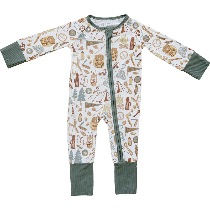 Camping Trip Ribbed Bamboo Zipper - BIG FRENCHIES