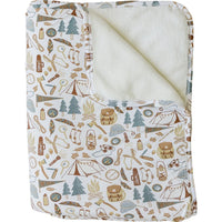 Camping Trip Bamboo Fleece Quilt - BIG FRENCHIES