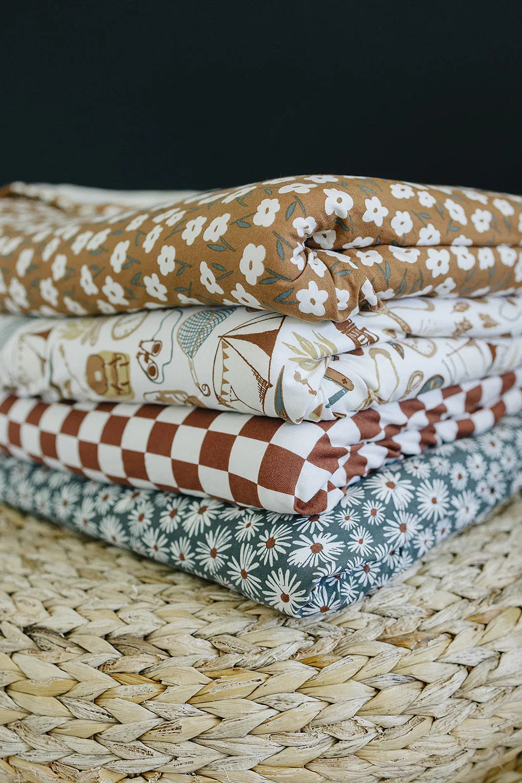 Camping Trip Bamboo Fleece Quilt - BIG FRENCHIES