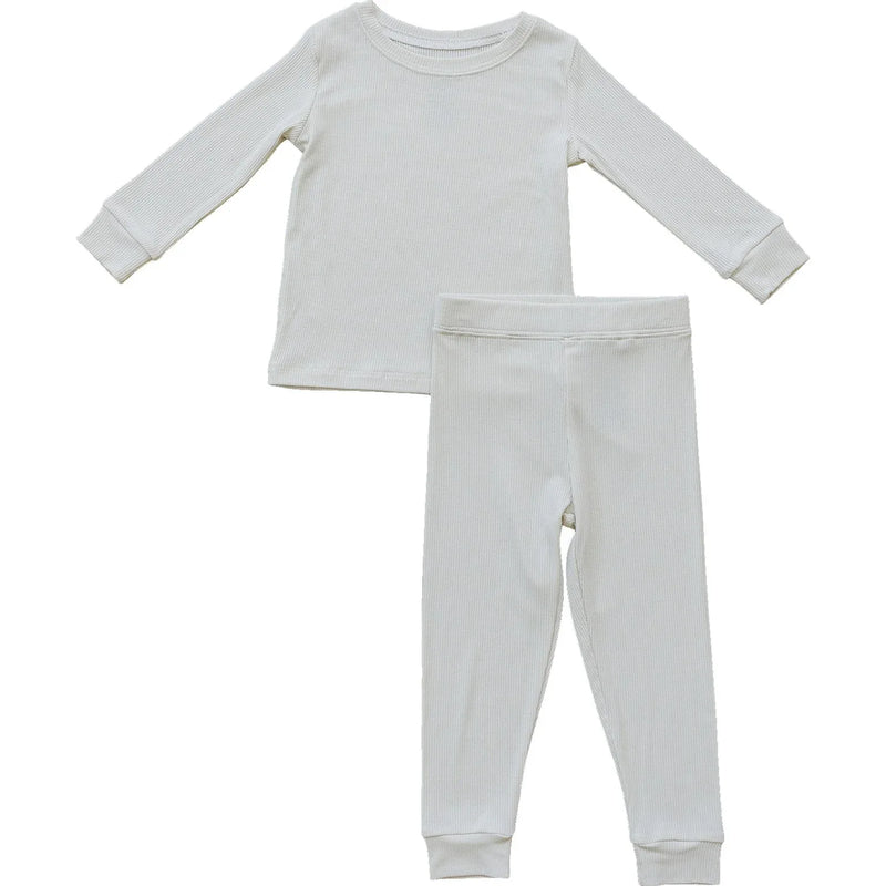 Cream Ribbed Bamboo Cozy Set - BIG FRENCHIES
