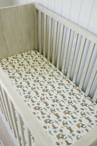 Outlaw Cowboy Muslin Crib Sheet - BIG FRENCHIES