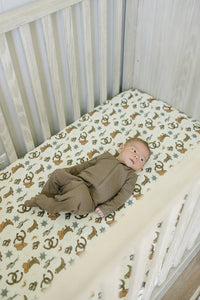 Outlaw Cowboy Muslin Crib Sheet - BIG FRENCHIES