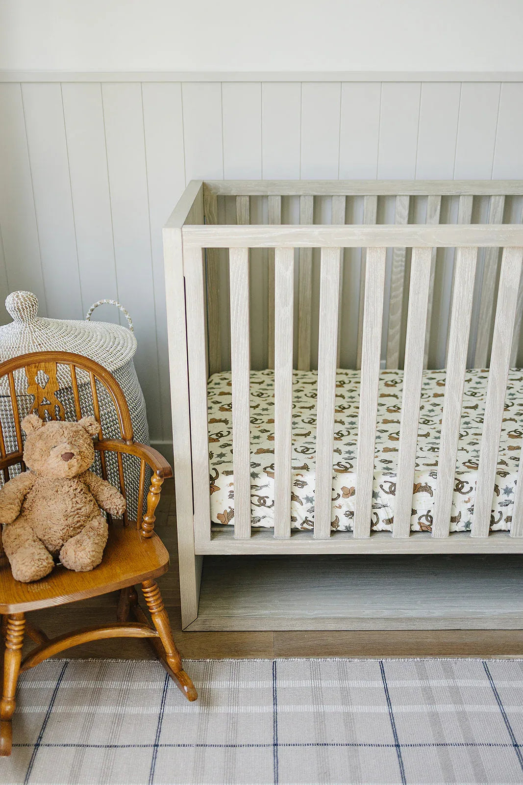 Outlaw Cowboy Muslin Crib Sheet - BIG FRENCHIES