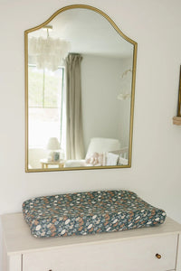 Midnight Floral Muslin Changing Pad Cover - BIG FRENCHIES