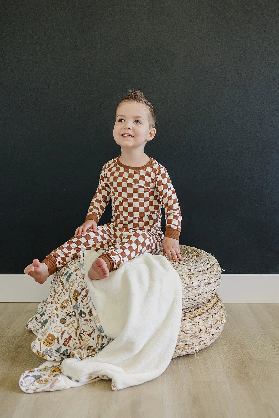 Camping Trip Bamboo Fleece Quilt - BIG FRENCHIES