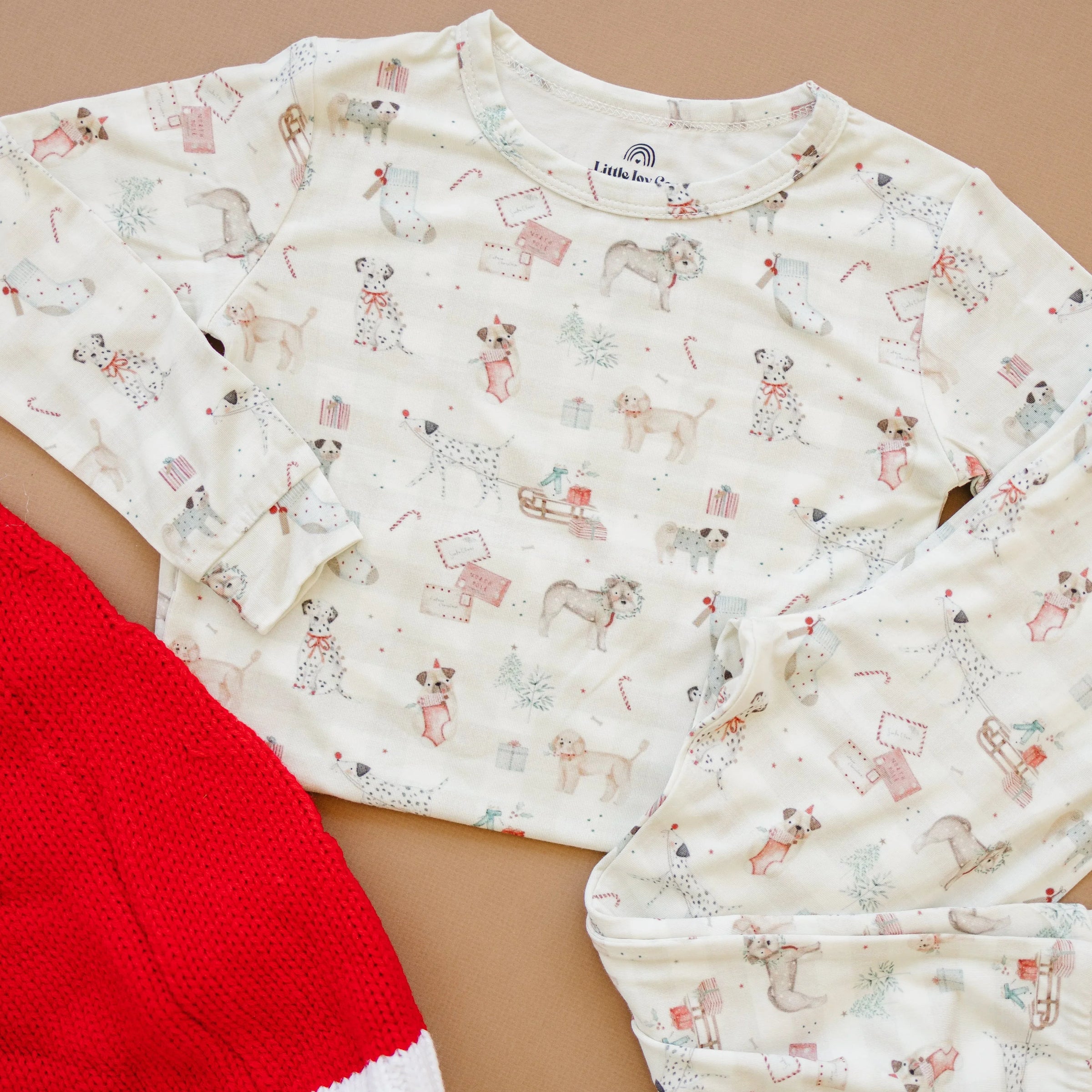 Santa Paws 2pc Bamboo Pajamas - BIG FRENCHIES