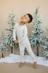 Santa Paws 2pc Bamboo Pajamas - BIG FRENCHIES