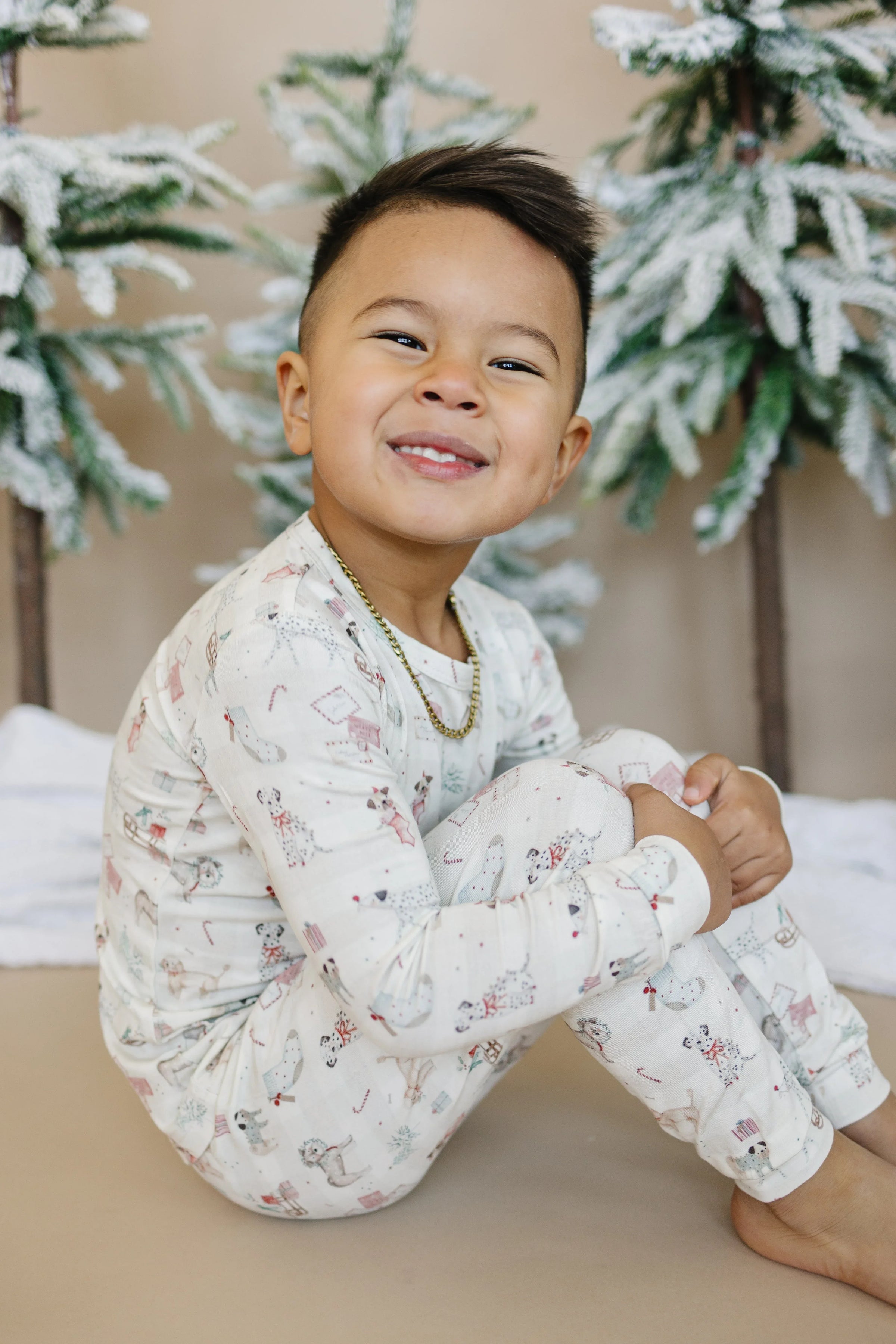 Santa Paws 2pc Bamboo Pajamas - BIG FRENCHIES