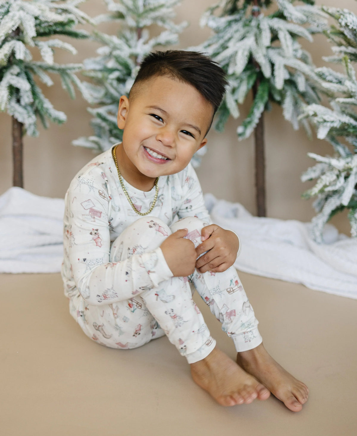 Santa Paws 2pc Bamboo Pajamas - BIG FRENCHIES