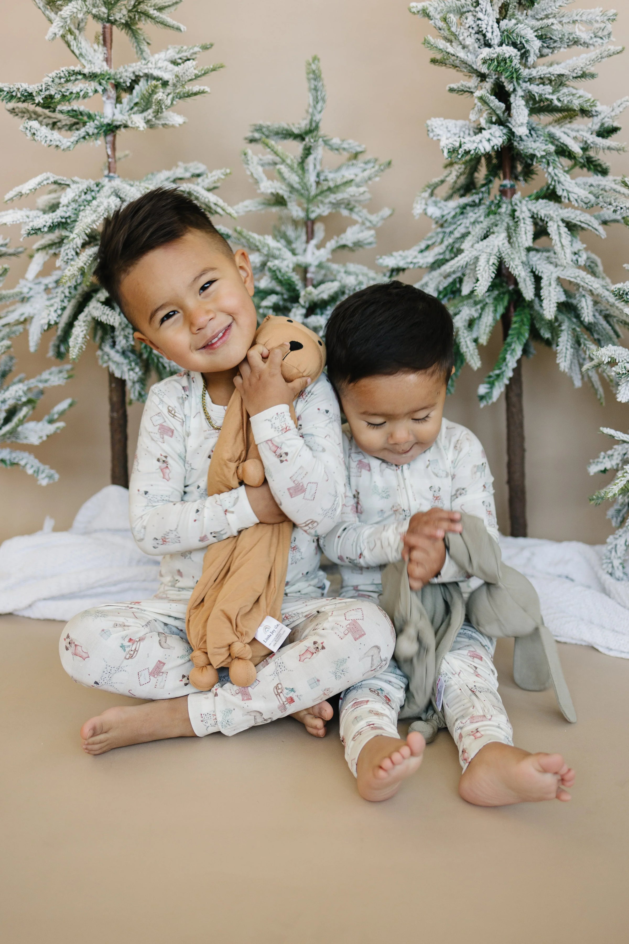 Santa Paws Bamboo Zippy Pajamas - BIG FRENCHIES