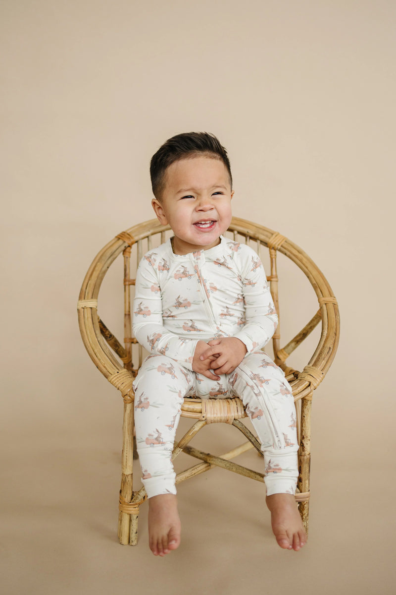 Cottontail Cruisers Modal Zippy Pajamas - BIG FRENCHIES