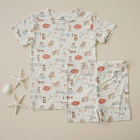 Beach Pawty 2pc Bamboo Pajamas - BIG FRENCHIES