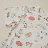 Beach Pawty 2pc Bamboo Pajamas - BIG FRENCHIES