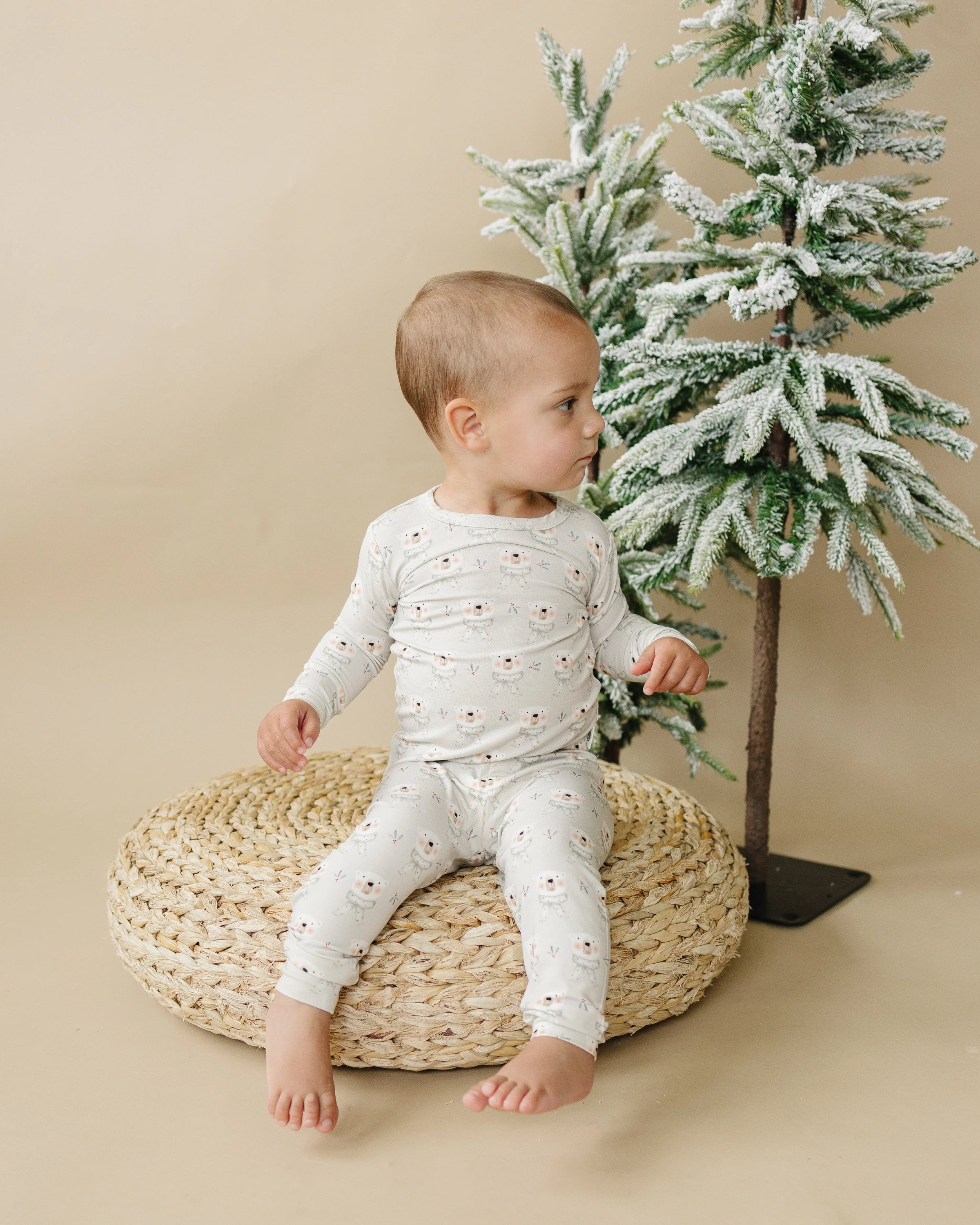Polar Bear 2pc Bamboo Pajamas - BIG FRENCHIES