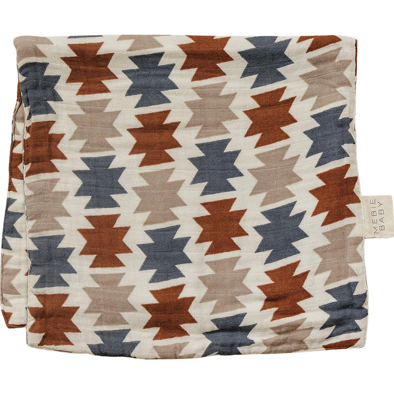 Western Aztec Muslin Burp Cloth - BIG FRENCHIES