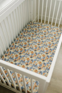 Paradise Palms Muslin Crib Sheet - BIG FRENCHIES