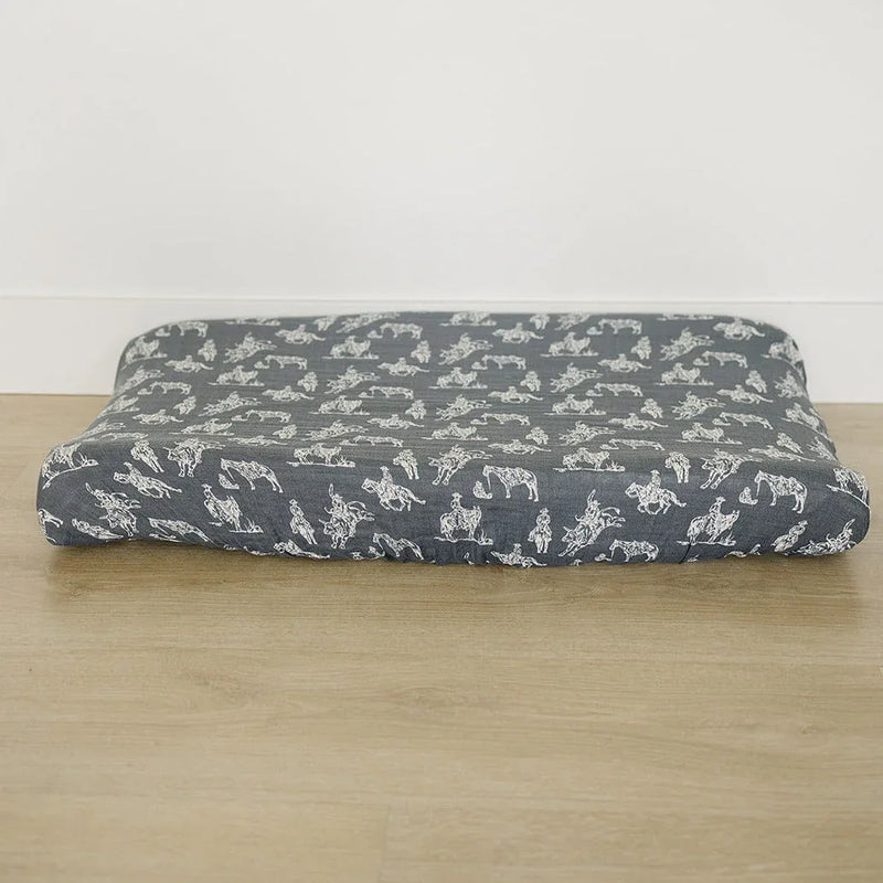 Wild West Muslin Changing Pad Cover - BIG FRENCHIES