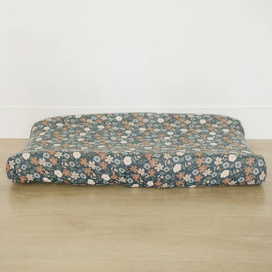 Midnight Floral Muslin Changing Pad Cover - BIG FRENCHIES