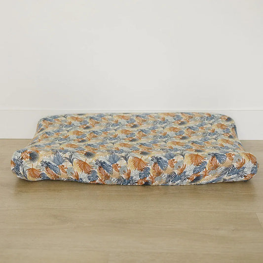 Paradise Palms Muslin Changing Pad Cover - BIG FRENCHIES
