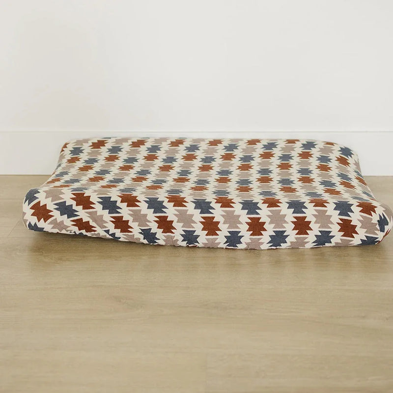 Western Aztec Muslin Changing Pad Cover - BIG FRENCHIES