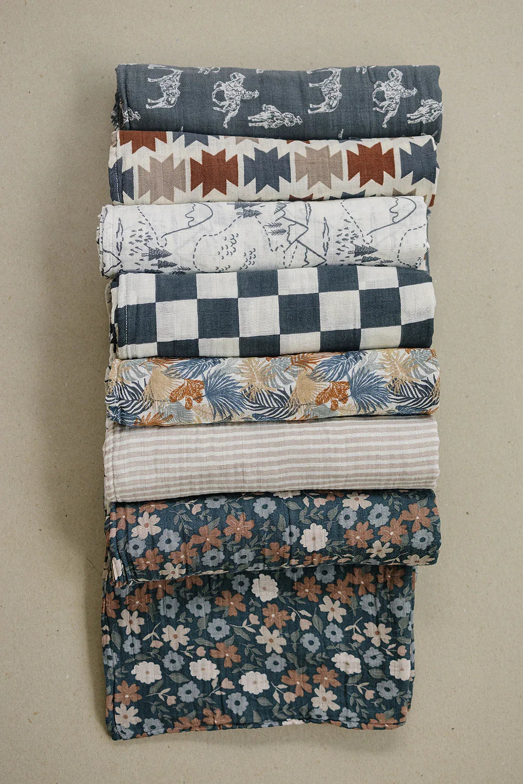 Paradise Palms Muslin Swaddle Blanket - BIG FRENCHIES