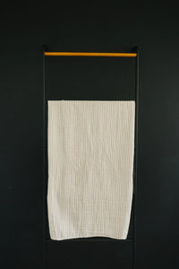 Taupe Stripe Muslin Swaddle Blanket - BIG FRENCHIES