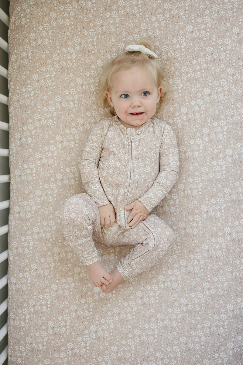 Dainty Ditsy Bamboo Zippy Romper - BIG FRENCHIES